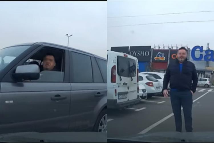 VIDEO- Un șofer din Bistrița, înjurat în parcarea VIVO de doi șoferi clujeni, că respecta regulile de circulație: „Du-te în Bistrița și fă reguli, mă!”