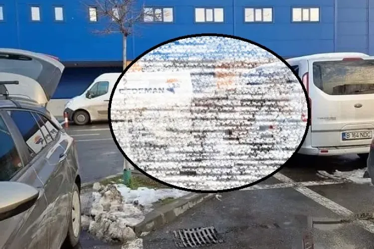 Poza Zilei! S-a dus cu șareta la Dedeman: ”Aproape singura parcare corectă de la Dedeman” - FOTO