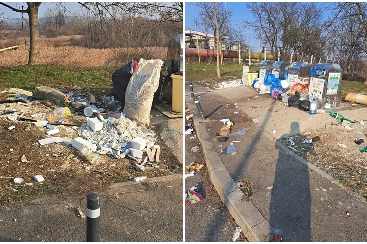 Gunoierii de la Supercom nu au ridicat gunoiul din cartierul Între Lacuri de 2 săptămâni - FOTO