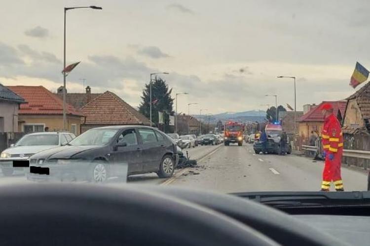 FOTO. Accident cu 3 mașini în Florești! Trei persoane consultate de SMURD, între care și un copil de 9 ani