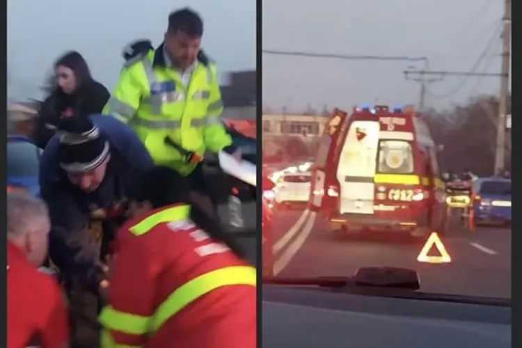 Accident la Podul IRA. Un pieton a fost lovit de mașină