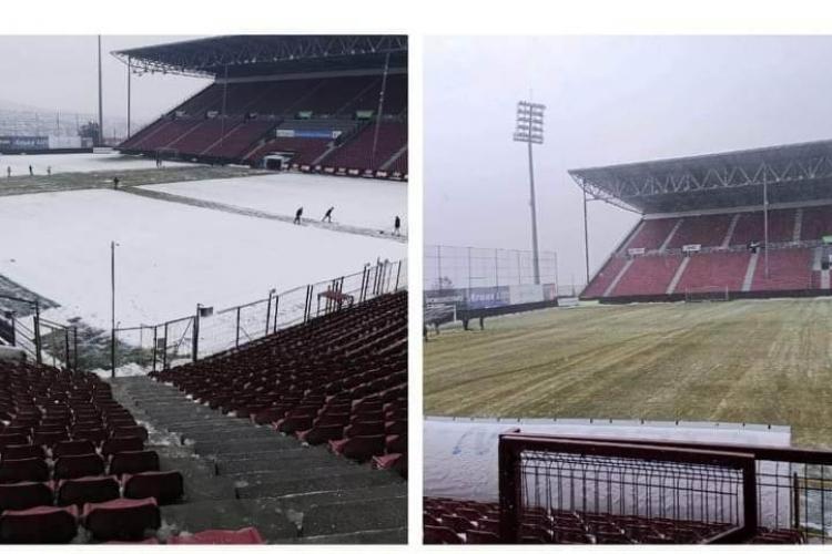 FOTO. Suporterii CFR Cluj, acțiune specială pentru derby-ul cu FCSB: „Am sărit în ajutorul clubului și cu mari eforturi am reușit”