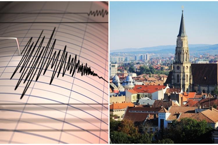 Cutremur la Cluj! Un clujean a filmat momentul în care s-a produs cutremurul de marți, 14 februarie