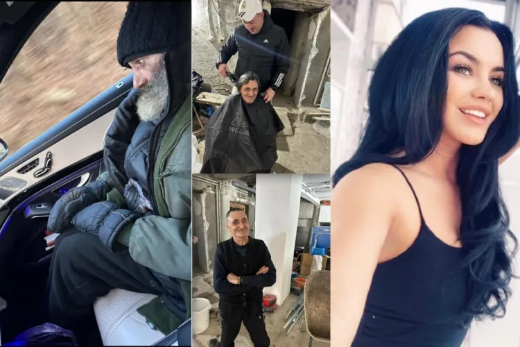 ”Așa viața lui s-a transformat radical!” - Artista Carmen de la Sălciua i-a găsit o casă unui bătrânel care trăia sub cerul liber