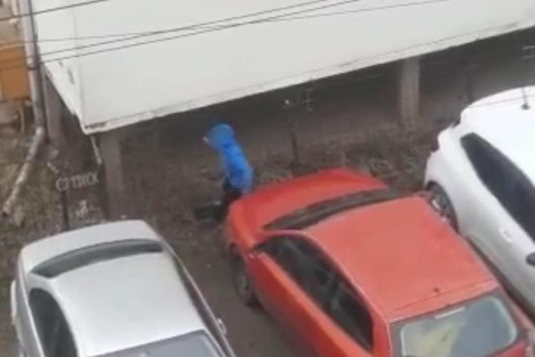VIDEO. Un copil din Florești, surprins de un vecin la volanul mașinii: „Poliția Florești nu-și face treaba”