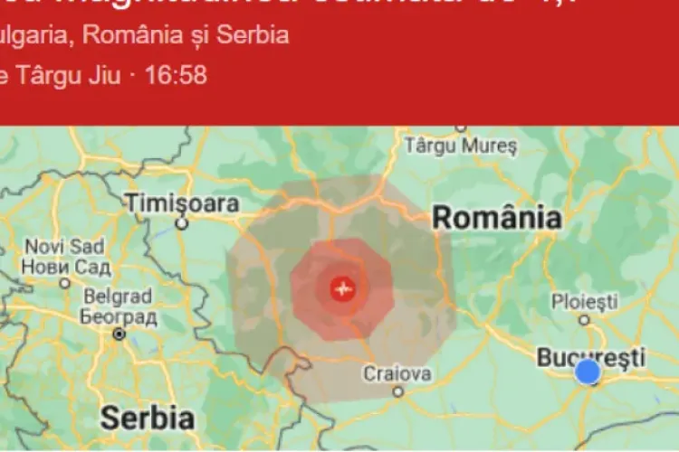 Cutremur cu magnitudinea de 5,2 în România, luni după-amiază. L-au simțit și unii clujeni: „A venit o undă de jos, totul s-a mișcat puțin”