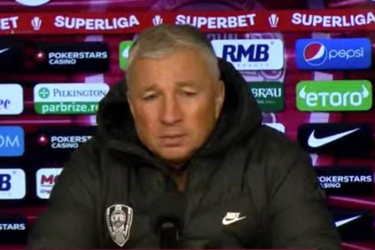 CFR Cluj a pierdut la limită meciul împotriva celor de la FCSB. Dan Petrescu: „Uneori, fotbalul nu are logică!”