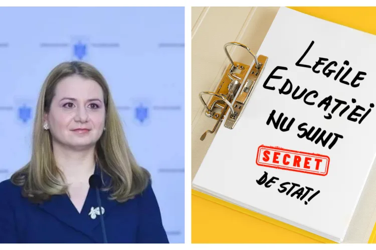 Ligia Deca continuă să țină la SECRET Legile Educației! Comunitatea Declic: Semnează petiția! Cere ca Legile Educației să intre în dezbatere publică