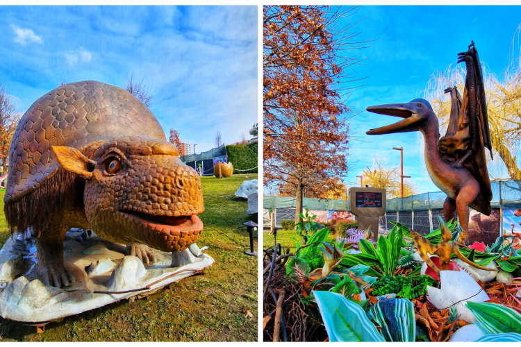 „Dinos in the Park” în Iulius Parc – 35 de dinozauri giganți animatronici le vor oferi vizitatorilor experiențe de neuitat