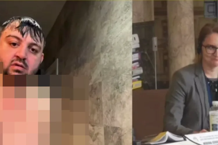 VIDEO - Un consilier de la Sectorul 1 a apărut dezbrăcat în ședință: „Alberto, închide camera!”