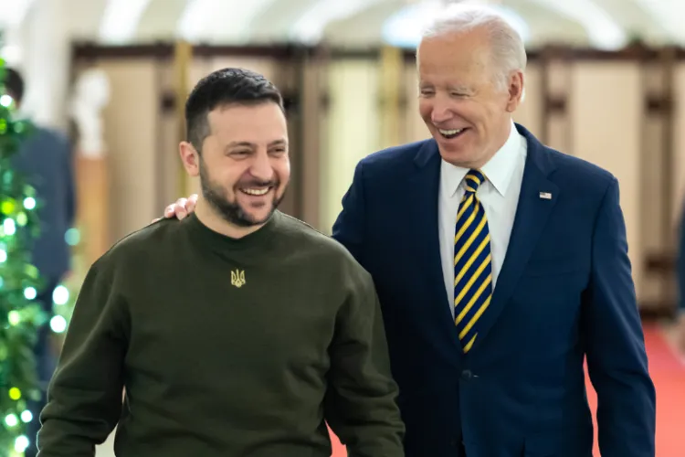 Președintele american Joe Biden, vizită surpriză la Kiev. „Voi anunța o nouă rundă de livrări de echipament militar”