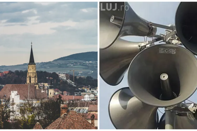 Astăzi sună alarmele în tot județul Cluj! ISU: „Facem un apel către populație să nu intre în panică”