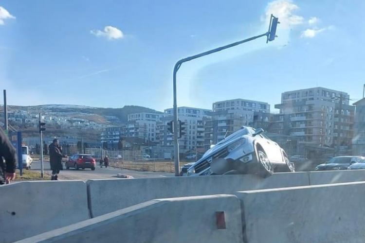 “Doamne ferește!” - Accident lângă Metro, în Florești - FOTO
