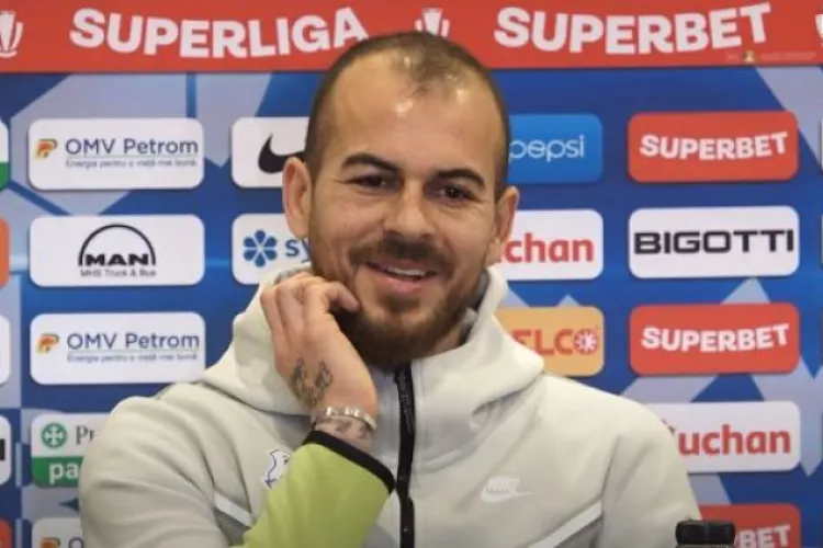 Denis Alibec, furios după lecția servită de U Cluj: ”Terenul a fost de Liga 6!”