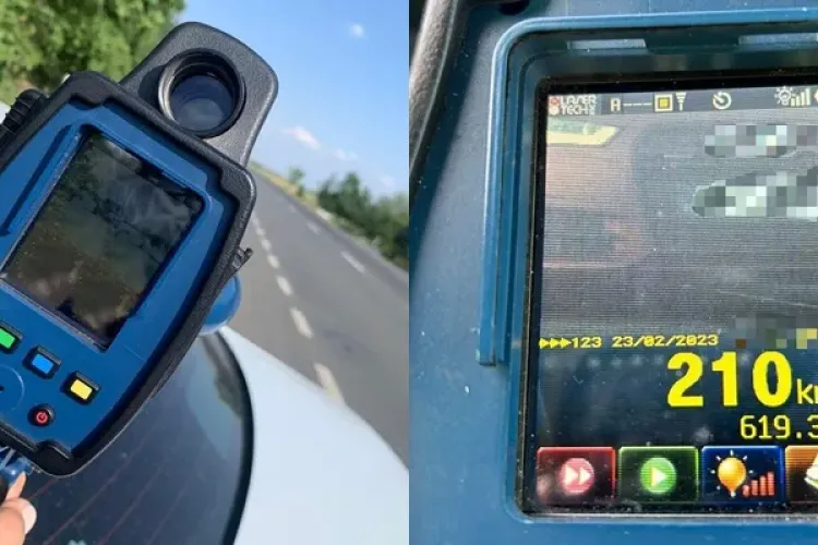 Ce „răsplată” a primit un șofer teribilist, după ce a fost prins gonind cu 210 km/h, pe A3