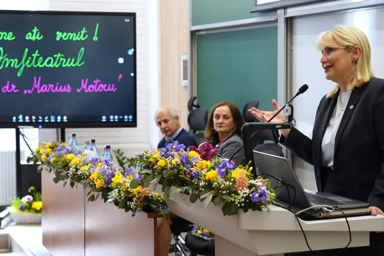 UMF Cluj a modernizat două amfiteatre emblematice. Rectorul Anca Buzoianu: Vrem să creștem nivelul serviciilor educaționale- FOTO