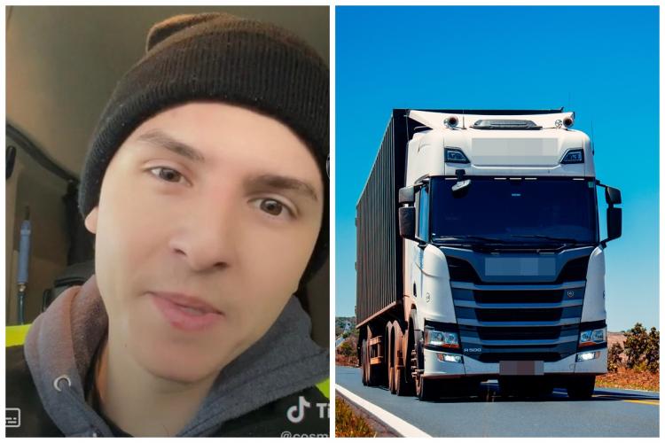 TikToker român, șofer de TIR care câștigă 4.200 de euro pe lună, în Germania. Tânărul explică cum ajunge la această sumă: „Primești curse ușoare”