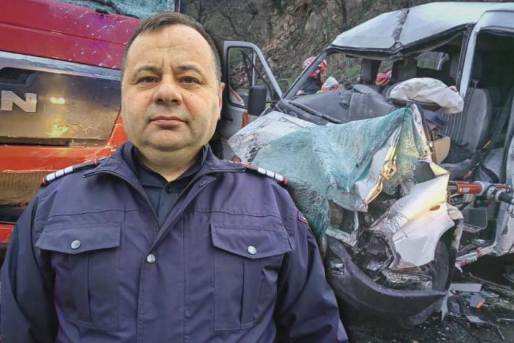 ”Felicitări, salvatorule! Datorită ție cinci oameni trăiesc!”- Un pompier aflat în timpul liber a intervenit la accidentul cu 2 morți dintre Cluj și Oradea