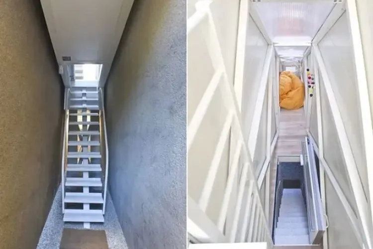Cum arată cea mai îngustă casă din lume. Rivalizează cu ”garsonierele” de 11 mp din Cluj-Napoca - FOTO
