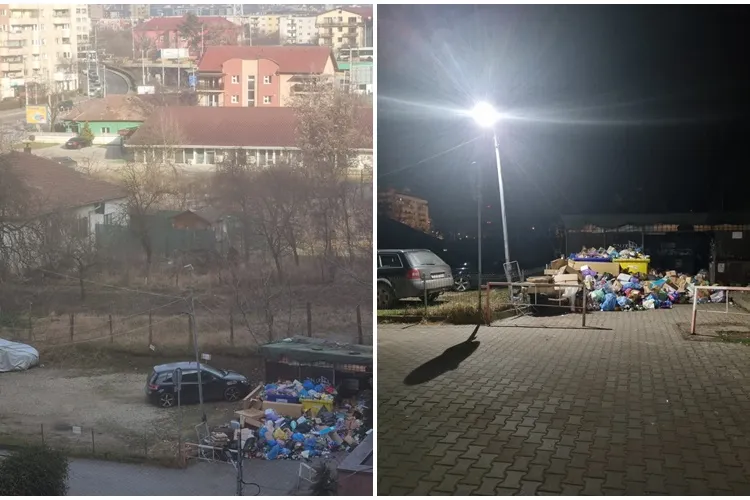 Munte de gunoaie pe strada Teodor Mihali! Calitatea vieții se apropie de cea de la Viena, Barcelona sau Munchen - VIDEO