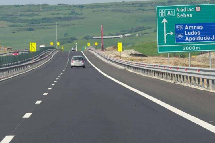 Circulaţia se desfăşoară îngreunat marţi pe autostrada A1 Sibiu - Deva! Restricţii de circulaţie pe o porțiune