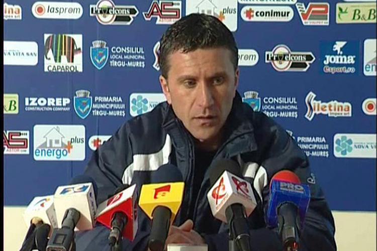 Alin Minteuan, antrenorul CFR Cluj: "Echipa CFR Cluj a jucat foarte bine cu Targu Mures" - VIDEO