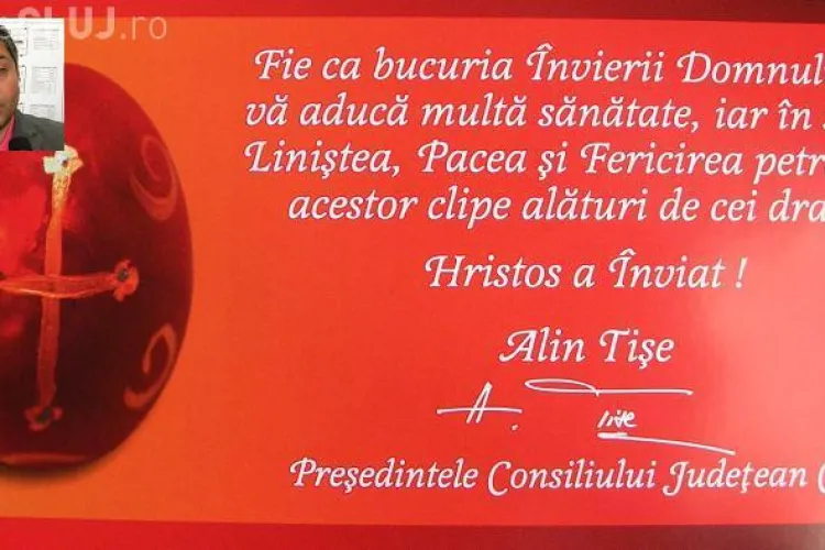 Alin Tise imparte cele 200.000 de felicitari de Paste: "Le-am platit din propriul buzunar"! - VIDEO