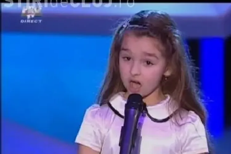 Rebeca, ingerul de la "Romanii au talent", l-a impresionat pe Mihai Petre - VIDEO