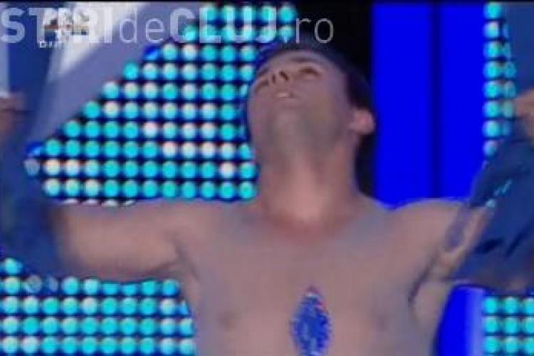 Orlando Oprescu, acrobatul de la "Romanii au talent", i-a tinut pe spectatori cu sufletul la gura - VIDEO