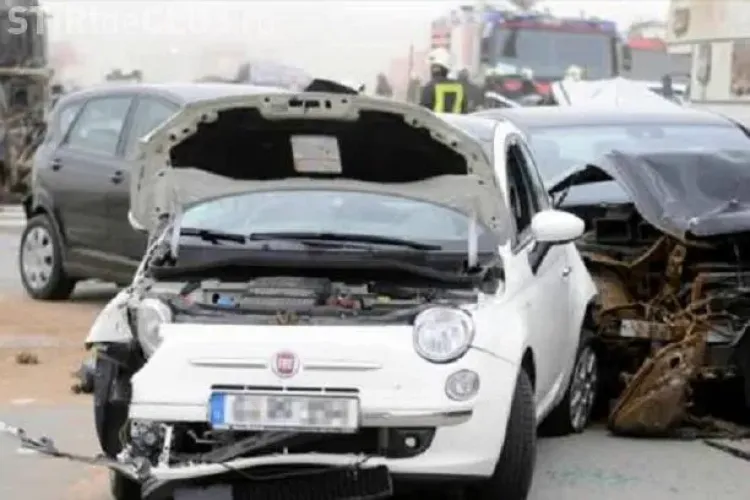 Vezi imagini de la carambolul de pe autostrada din Germania, soldat cu 10 morti - Galerie FOTO