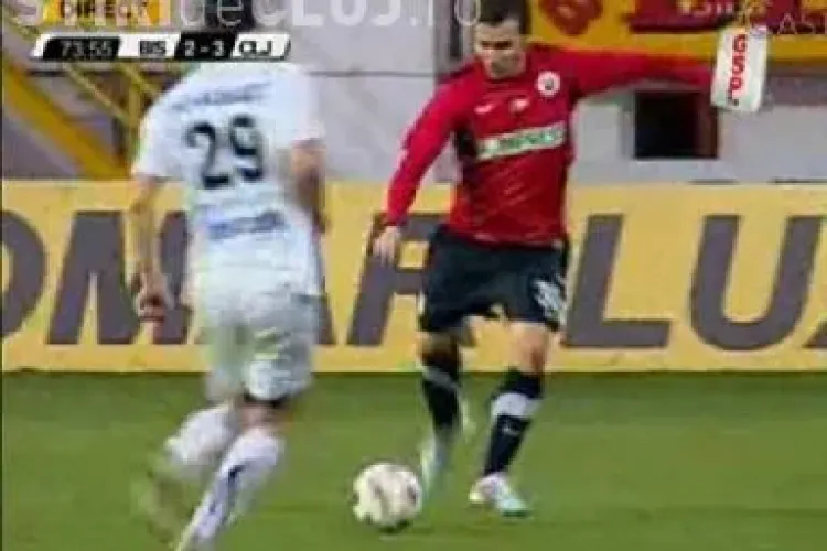 Gol Adrian Cristea! Gloria Bistrita - U Cluj 2-3 - VIDEO        