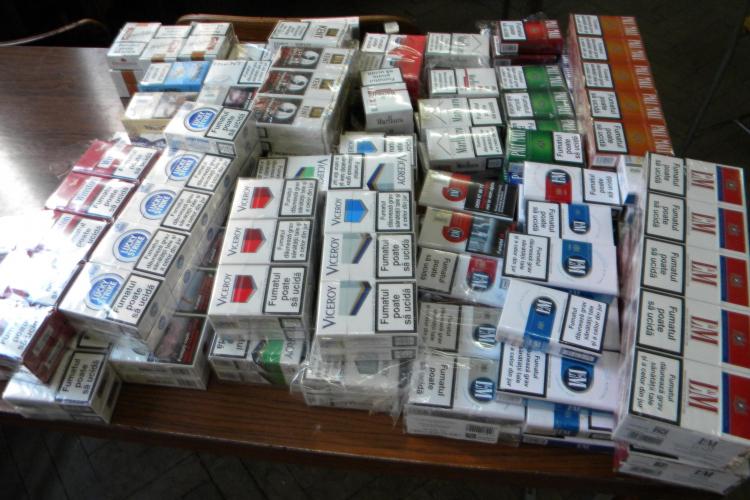 Transport de 120.000 de tigarete confiscat la Cluj! "Marfa" urma sa ajunga pe piata din Cluj, Turda si Alba - VIDEO FLAGRANT