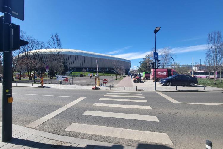 Terenul pentru piața volantă de lângă Cluj Arena a fost modernizat - FOTO