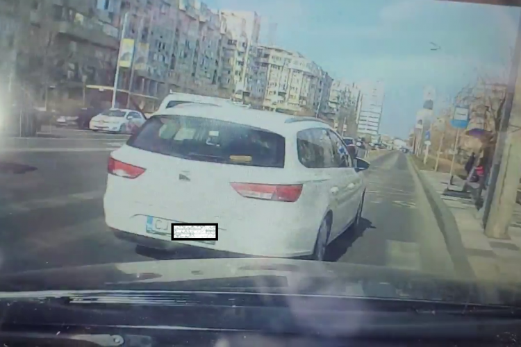 Un șofer clujean a speriat ”jungla” rutieră din București! A fost reclamat la poliție pentru o ”manevră criminală” - VIDEO