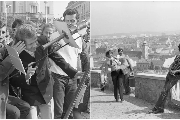 Imagini senzaționale de pe platoul unei drame din 1971 filmate la CLUJ. Actorii Liviu Ciulei, Emil Hossu și Monica Ghiuță au iubit orașul în „Decolarea”