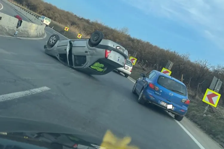 Fenomen paranormal pe Calea Turzii. Mașinile de răstoarnă de la sine - FOTO