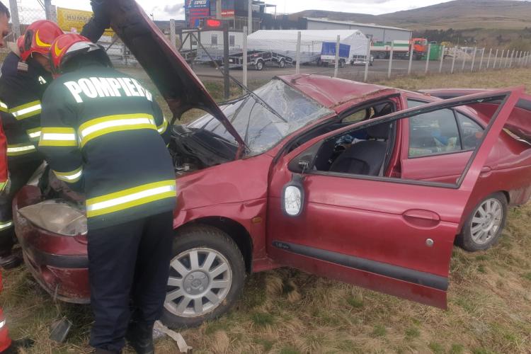 Accident între Florești și Gilău! Traficul a fost afectat - FOTO