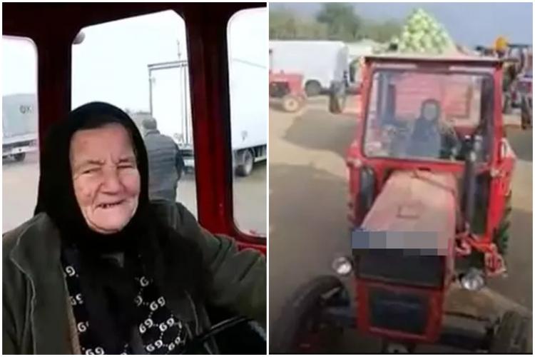 Tanti Mița, tractoristă la 76 de ani, un exemplu pentru tineri: „Cât m-o ține Dumnezeu, nu renunț”