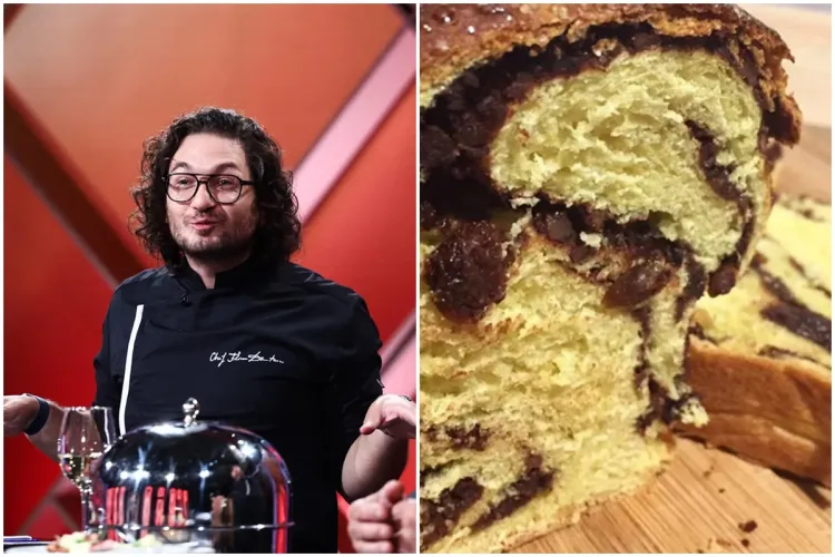 Rețeta secretă a lui Chef Florin Dumitrescu, pentru un cozonac delicios și pufos de Paște