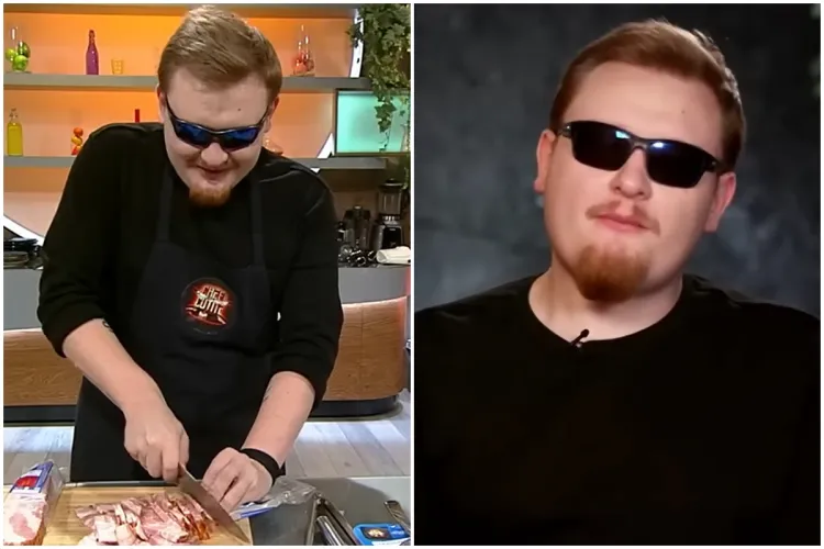 VIDEO. Tânăr muzician clujean, apariție impresionantă la „Chefi la cuțite”. Acesta i-a surprins pe toți cu motivul pentru care purta ochelari de soare