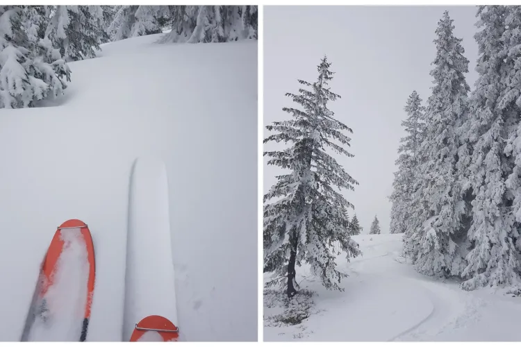 FOTO. Stratul de zăpadă la Vlădeasa e perfect pentru practicarea schiului! Salvamont: „Așa ca de început de ianuarie”