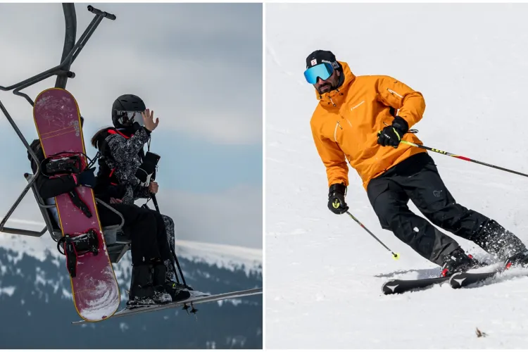 Cum arată pârtia de la Buscat - Băișoara, după ninsoarea zdravănă din aprilie - VIDEO cu o coborâre de senzație