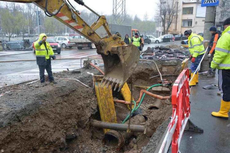 Clujul intră în șantier! Au început lucrările de reabilitare a rețelelor hidro-edilitare de pe 100 de străzi din municipiu: Dragalina, prima stradă vizată