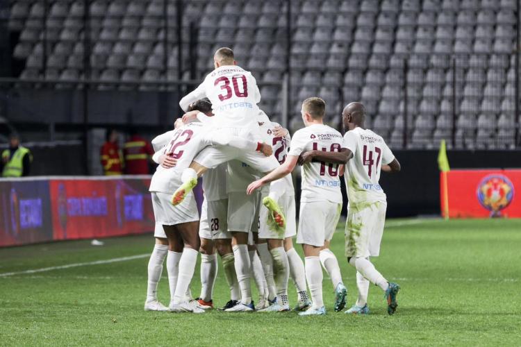 Două echipe clujene în semifinalele Cupei României! CFR Cluj este cea de-a 4-a semifinalistă, după o victorie chinuită cu FC Argeș