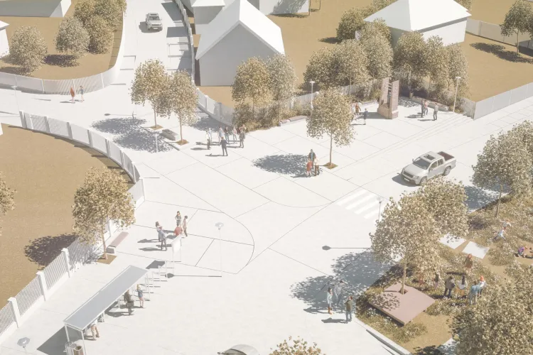 Frumos în randări! Așa ar putea arăta centrele de comună din Aiton, Săvădisla, Vultureni și satul Nădășelu - FOTO