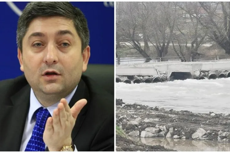 Tișe se bâlbâie în cazul podului crăpat de la Bonțida! În 14 martie era bun de circulat, după ce a crăpat e pod tehnologic! - FOTO