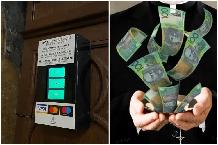 Donații bisericești, direct cu cardul. Reacțiile oamenilor la noul tip de ‘cutie a milei’: „Dumnezeu ne dă la toți, dar nu ne bagă pe card” 