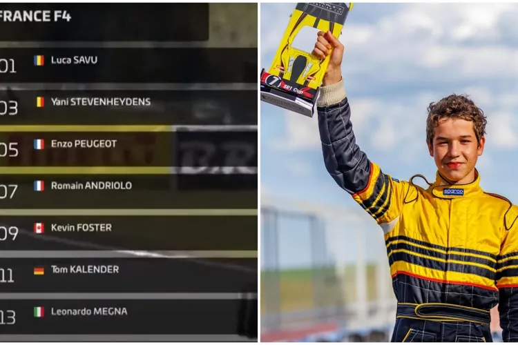 Performanță incredibilă! Un pilot clujean de VIITOR a pornit din pole position în Campionatul Franței Formula 4 - VIDEO