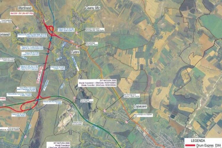 Drum Expres Turda – Tureni: Două oferte pentru noua conexiune cu Autostrada Transilvania din Cluj