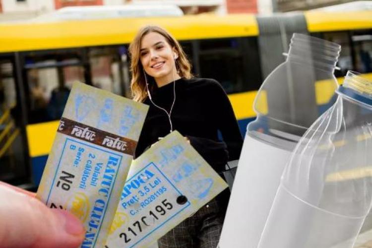 Clujenii reciclează și primesc bilete gratuite pentru transportul în comun. Boc: ”Asta mă face mândru că sunt clujean”
